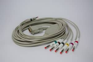 2.400180 10-wire patient cable IEC 2m, banana plug type